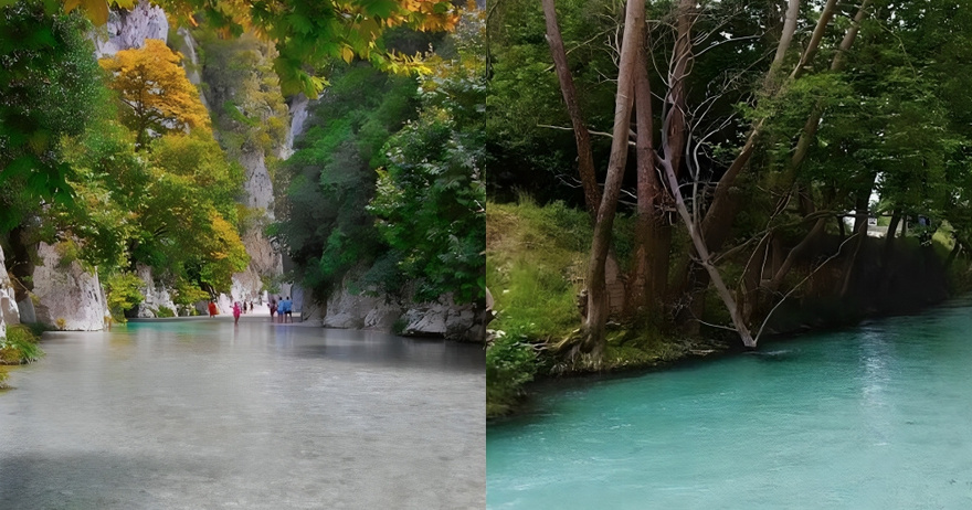 Μαγική τοποθεσία: Το ελληνικό χωριό δίπλα στο ποτάμι που έγινε πόλος έλξης χιλιάδων τουριστών από όλο τον κόσμο