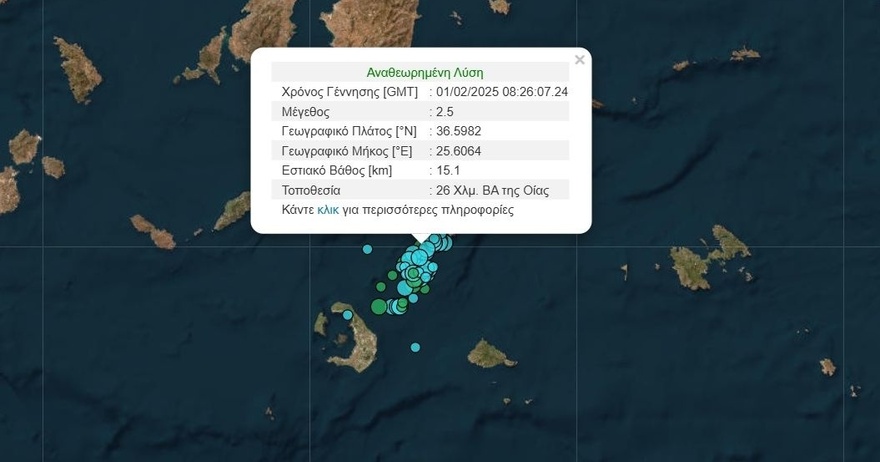 Διπλός σεισμός σε Σαντορίνη και Αμοργό μέσα σε λίγα λεπτά – Τι συμβαίνει με το ηφαίστειο