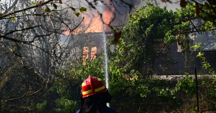 ΙΣΧΥΡΗ ΠΥΡΚΑΓΙΑ ΣΤΗΝ ΑΤΤΙΚΗ